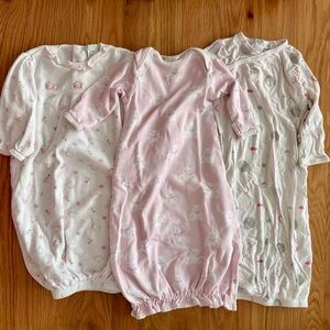 3 Premium Baby Gowns - Beaufort Bonnet Co., Angel Dear, and Baby Threads